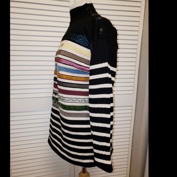 {Jean Paul Gaultier} Vintage 90's Striped Sweater - Picture 2 of 8